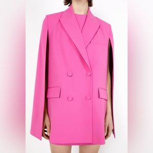 NWT Zara Pocket Cape Blazer